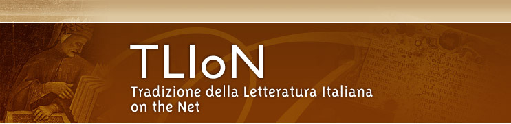 TLION - Tradizione della Letteratura Italiana on the Net